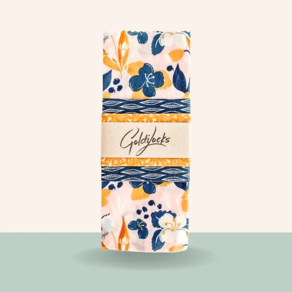 Beeswax Food Wraps (Set of 3)