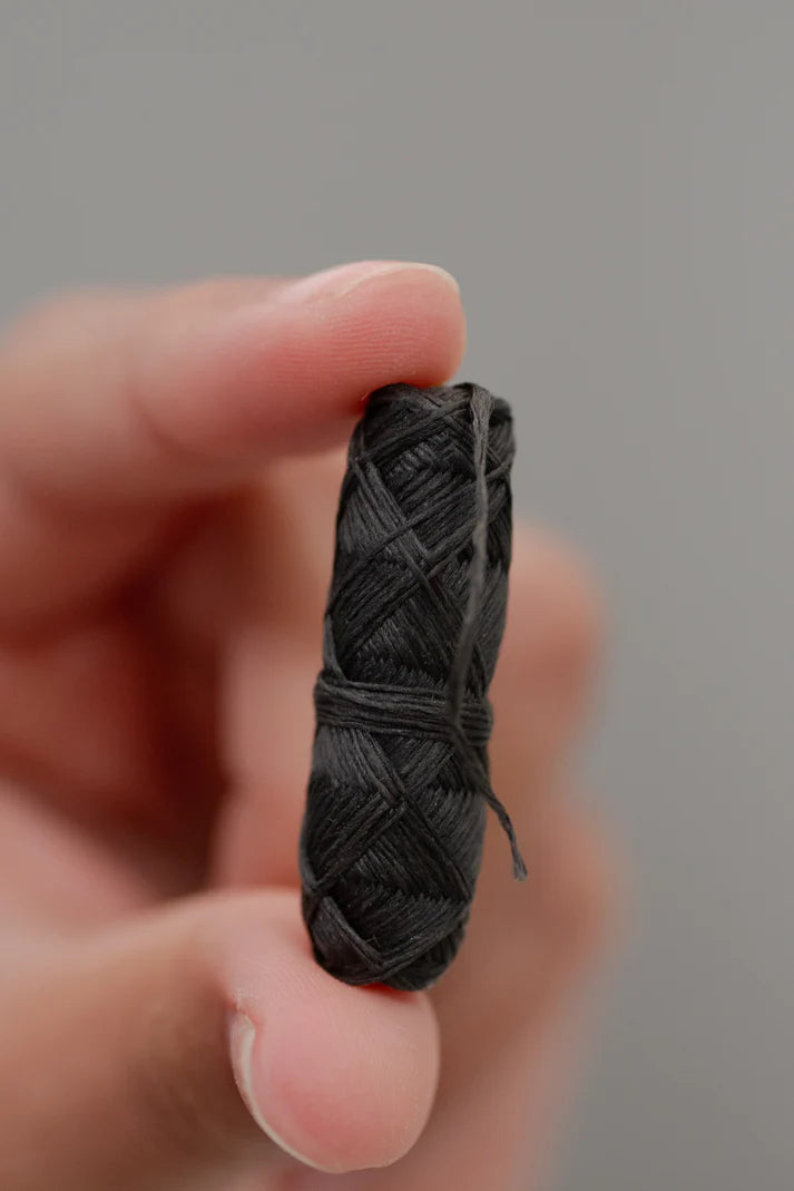 Charcoal Dental Floss with Bamboo Holder